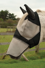 Load image into Gallery viewer, Rhinegold Fly Mask With Ear And Nose Coverage