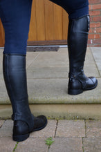 Load image into Gallery viewer, HyLAND Faux Leather Diamante Gaiter/ Chaps