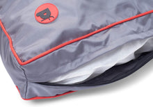 Load image into Gallery viewer, Petface Oxford Dog Mattress - Large (Grey & Red)