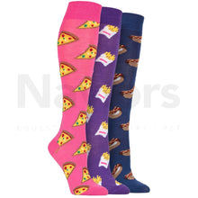 Load image into Gallery viewer, Dare To Wear® Ladies Long Novelty 3 Pack Socks