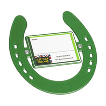 Load image into Gallery viewer, Stubbs Horseshoe nameplate