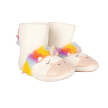Load image into Gallery viewer, Unicorn Boot Slippers by Little Rider
