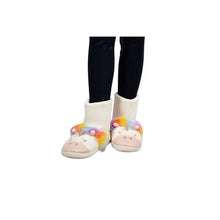 Load image into Gallery viewer, Unicorn Boot Slippers by Little Rider
