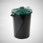 Load image into Gallery viewer, 85 Litre Heavy Duty Dustbin &amp; Lid with Metal Clip Handles
