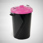 Load image into Gallery viewer, 85 Litre Heavy Duty Dustbin &amp; Lid with Metal Clip Handles
