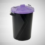 Load image into Gallery viewer, 85 Litre Heavy Duty Dustbin &amp; Lid with Metal Clip Handles
