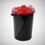 Load image into Gallery viewer, 85 Litre Heavy Duty Dustbin &amp; Lid with Metal Clip Handles

