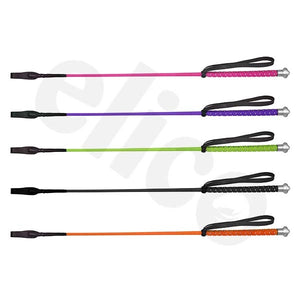 Elico Riding Whips (Silver Braided Handle)