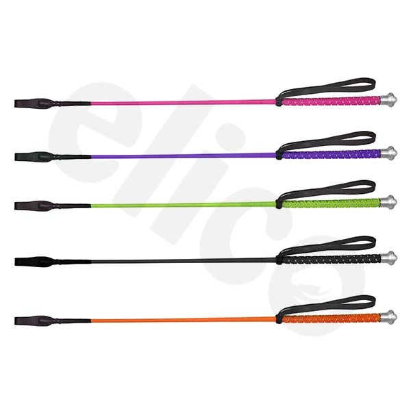 Elico Riding Whips (Silver Braided Handle)