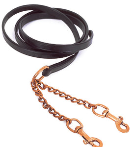 Heritage English Leather Lead And Chain