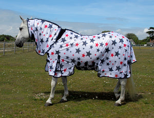 Sahara Star Print Full Neck Combo Fly Rug