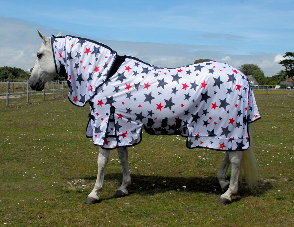 Sahara Star Print Full Neck Combo Fly Rug