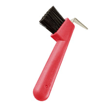 Load image into Gallery viewer, BITZ HOOF PICK PLASTIC HANDLE WITH BRUSH
