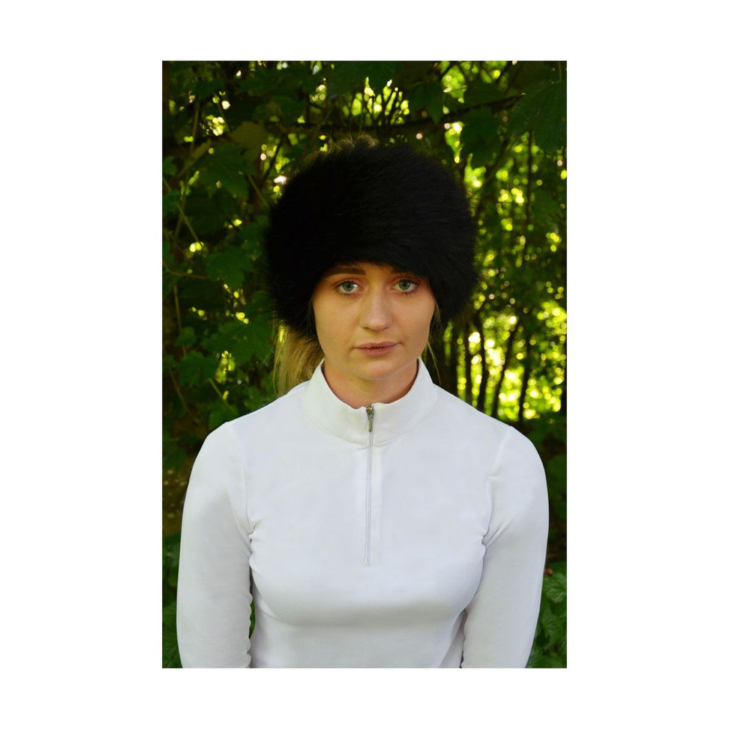 HY EQUESTRIAN IDAHO FLEECE LINED FAUX FUR HEADBAND