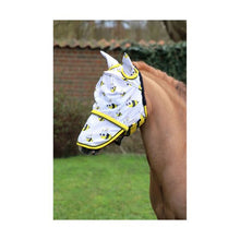Load image into Gallery viewer, Hy Equestrian Bee Fly Mask with Ears and Detachable Nose
